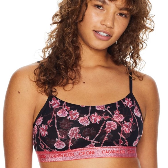 CK ONE FLORAL BRALETTE - Picture 1 of 4